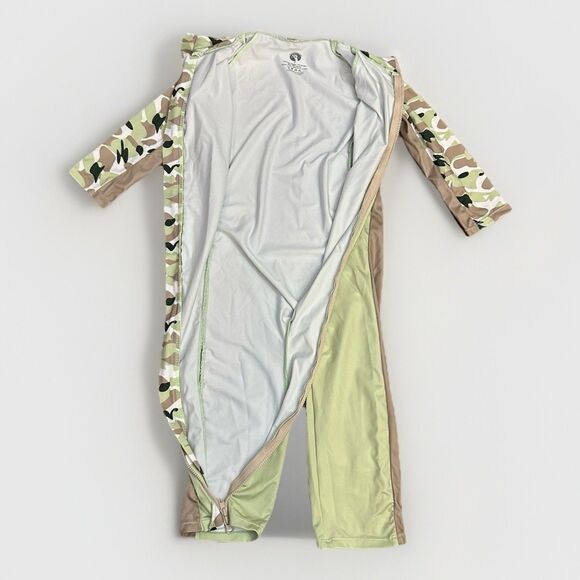 Stonzwear Size 3T Long Sleeve Pant Rash Guard Green Camoflauge - Picture 4 of 7